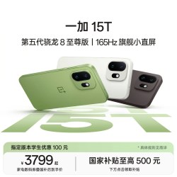 一加 15T 第五代骁龙8至尊版 5G手机