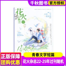 花火杂志黑白版2025年1-12月AB非全彩版含2024/2023/2022年青春校园都市言情小说穿越同萱小说
