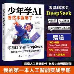 少年学AI，看这本就够了 零基础掌握DeepSeek 人工智能入门与实战书籍 青少年编程思维训练