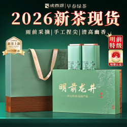 成西湖 2026新茶明前特级龙井绿茶叶礼盒装250g高端教师节礼物送老师领导