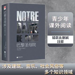 正版包邮  巴黎圣母院精装版原著无删减中文版雨果著 法中直译包含注释语文