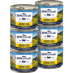 ZIWI 滋益巅峰 猫主食罐头185g*6罐鸡肉马鲛鱼湿粮成猫幼猫通用猫罐头巅峰猫粮