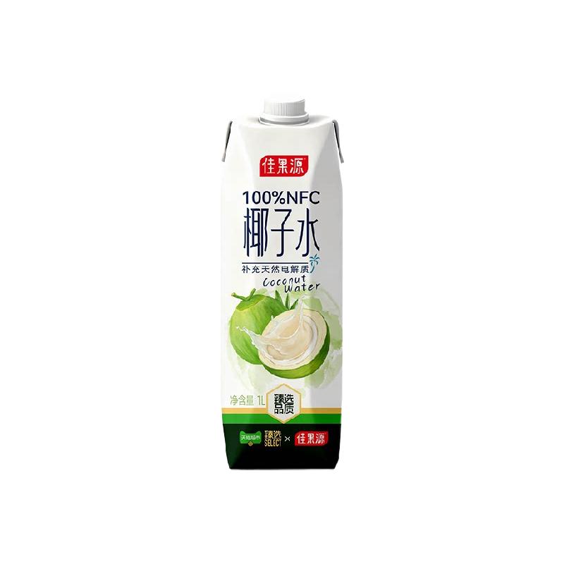 佳果源 100%NFC椰子水 泰国 1L*2瓶