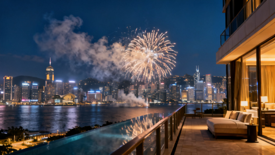 香港瑰丽酒店露台海景套房