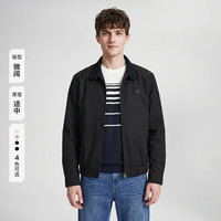 纳维凯尔 小立领哈灵顿夹克 暗夜黑 L 男士外套