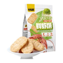 甘源 清新芥香味鲜虾饼180g