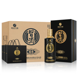 习酒 经典黑金酱香型白酒 53度 500ml*6瓶