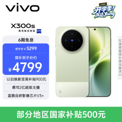 vivo X300s 5G手机 12GB+256GB 胶片绿