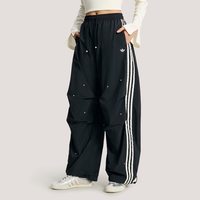 adidas 滔搏adidas阿迪达斯三叶草女子宽松阔腿运动休闲梭织长裤KS2865
