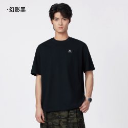 骆驼 今日好价：骆驼男装短袖T恤男款三防透气户外圆领夏季休闲运动上衣