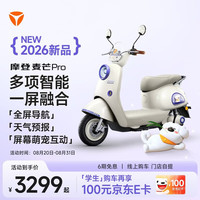 雅迪 摩登麦芒Pro 电动轻便摩托车 颜色到店自选