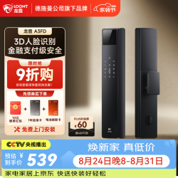 龙霆 A3FD 人脸识别 全自动电子锁
