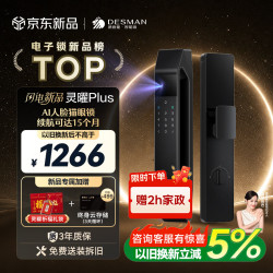 德施曼 J30FN AI人脸识别 灵曜Plus 智能门锁