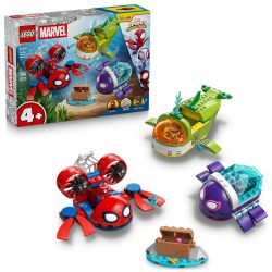 LEGO 乐高 11207 漫威 Spidy and Awesome Friends 水下机械对决玩具生日礼物积木教育男孩女孩儿童 4 5 6 岁游戏车辆船
