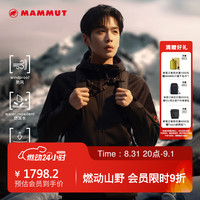 MAMMUT Clion 户外防风连帽软壳外套 1011-21164 黑色 L