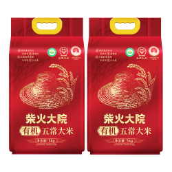 柴火大院 有机五常大米 10kg 东北大米