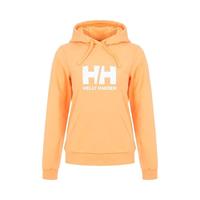 HELLY HANSEN 女款LOGO连帽卫衣 橙黄色 S