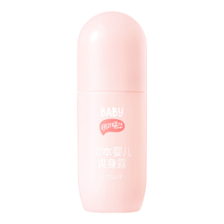 润本 桃叶精华系列 婴儿走珠爽身露 100ml