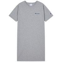Champion 女士刺绣草写logo短袖连衣裙