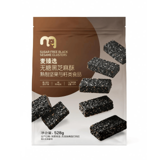 麦臻选 无糖黑芝麻酥 528g