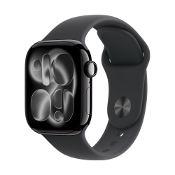 Apple 【99成新】Apple/苹果 Watch S11 智能手表42毫米亮黑色铝金属表壳黑色运动型表带S/M 【GPS款】