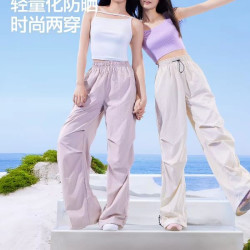 SIINSIIN 工装裤女款宽松休闲运动裤夏季新款户外登山凉感防晒裤子