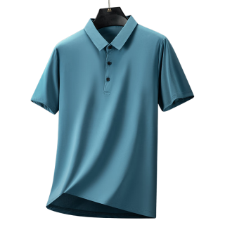罗蒙 冰丝凉感 藏青色 2XL 男士POLO衫