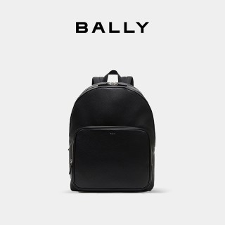 BALLY 男士背包商务大容量外出牛皮革休闲双肩包