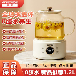 Peskoe 养生壶多功能烧水壶煮茶壶热奶壶电热养生壶电热水壶自动保温