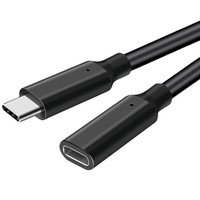 米臣森 TYPE-C公转C母延长线 USB3.2公母转接线10G平板手机转接线