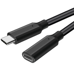 米臣森 TYPE-C公转C母延长线 USB3.2公母转接线10G平板手机转接线