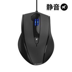 双飞燕 N-810FX有线轻音鼠标USB商务办公台式笔记本有线鼠标推荐
