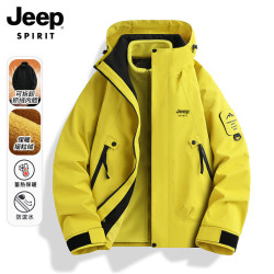JEEP SPIRIT 吉普JEEPSPIRIT套装防水三合一冲锋衣宽松爆款2025新款户外外套