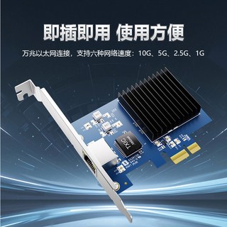 DIEWU Realtek8127芯片 万兆PCIe4.0网卡