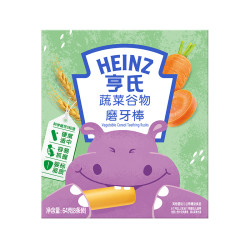 亨氏 谷物磨牙棒饼干婴幼儿宝宝辅食零食 手指饼干硬饼干