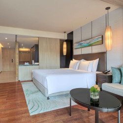 深圳大梅沙京基海湾大酒店2晚+尊享健身房及室内恒温泳池+迷你吧+专车定时接送沙滩休闲区+《椰岛私语》下午茶+1.2...