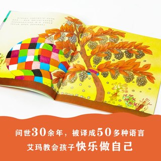 中信出版社 永远的艾玛花格子大象经典绘本点读升级全30册