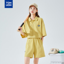 唐狮 女短袖polo