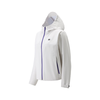 KOLON SPORT/可隆户外软壳衣 女士防泼水防风耐磨透湿羊毛内里软壳夹克 LKJK6MNT06-CR 奶油白