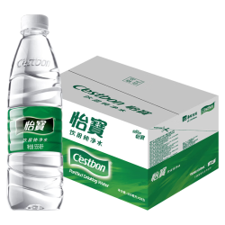 怡宝 饮用水纯净水整箱装会议用水瓶装包邮 纯净水 555ml*24瓶