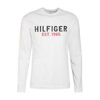 TOMMY HILFIGER 汤米希尔费格男款春秋户外薄款圆领长袖T恤