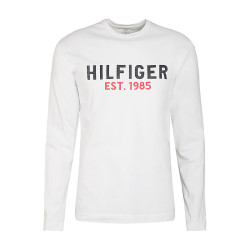 TOMMY HILFIGER 汤米希尔费格男款春秋户外薄款圆领长袖T恤