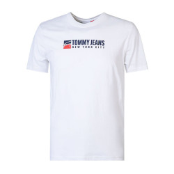 TOMMY HILFIGER 汤米希尔费格夏季男款休闲大码男装短袖T恤