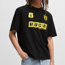 HUGO BOSS HugoBoss/雨果博斯男款短袖T恤夏季新款纯棉休闲时尚潮流宽松半袖