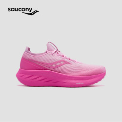 saucony RIDE FORHER女子粉彩风缓震舒适跑鞋通勤透气运动鞋