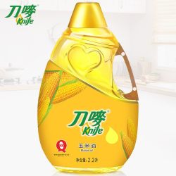 刀唛 玉米油2.2L瓶装小瓶压榨家用烘焙蛋糕专用食用植物油非转基因
