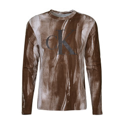 卡尔文·克雷恩 Calvin Klein/卡尔文·克雷恩CK男款长袖T恤圆领流打底衫