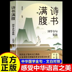中文之美古韵今言正版书籍 诗书满腹:国学金句集锦 让你的语言充满文化底蕴 提升你的说话之道