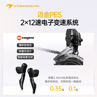 瑞豹 PARDUS SPARK AL PES 电子变速油碟公路车