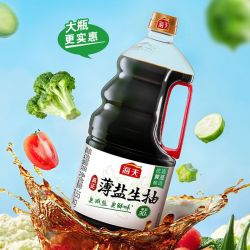 海天 薄盐生抽1.55kg*1桶 家庭装